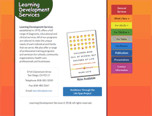 Tablet Screenshot of learningdevelopmentservices.com